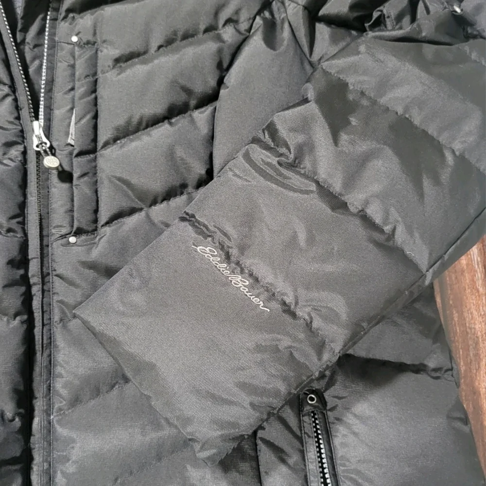 Eddie Bauer Women’s Sun Valley Down Parka Black Size XXL - Picture 6 of 13